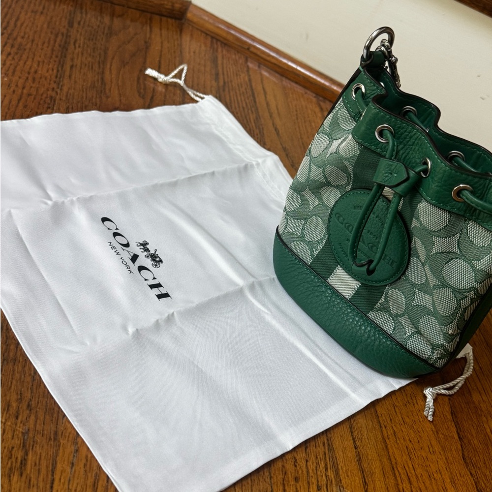 Coach Green Women's Bucket Bag